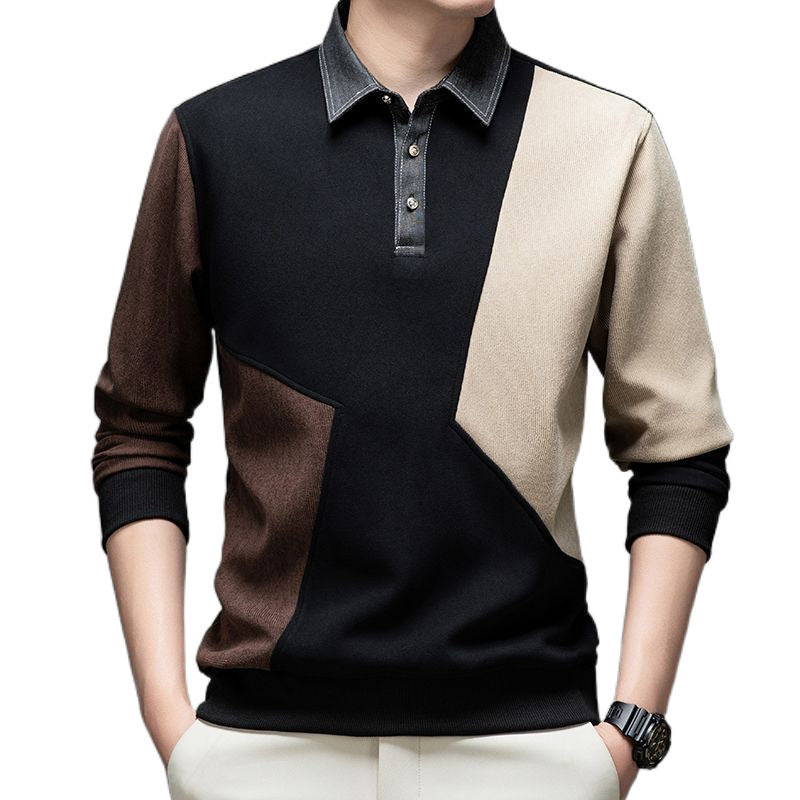 Lapel Sweater Men's Spring And Autumn