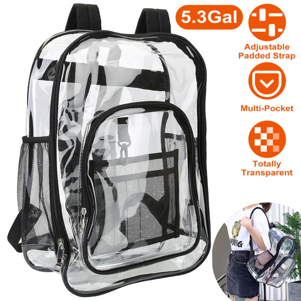 Large Transparent School Bag