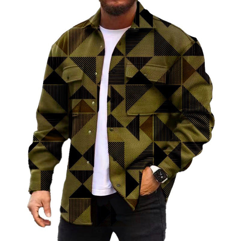 Casual Men's Jackets Shirt