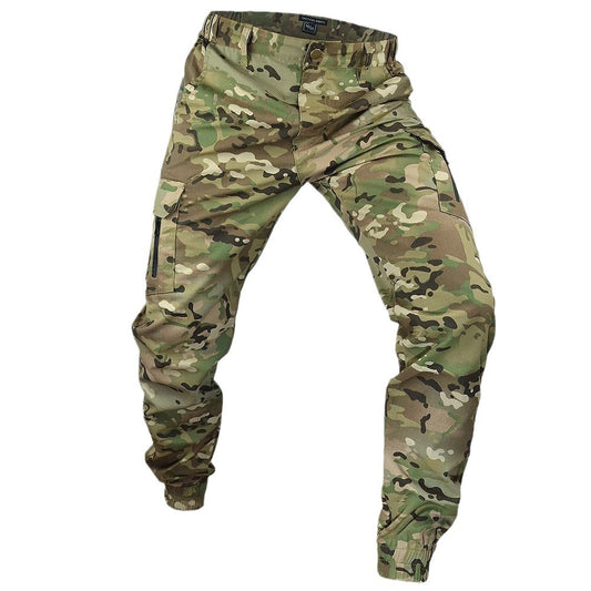 Multi-pocket Camouflage Pants Men's Work Pants Military Fans Training Overalls