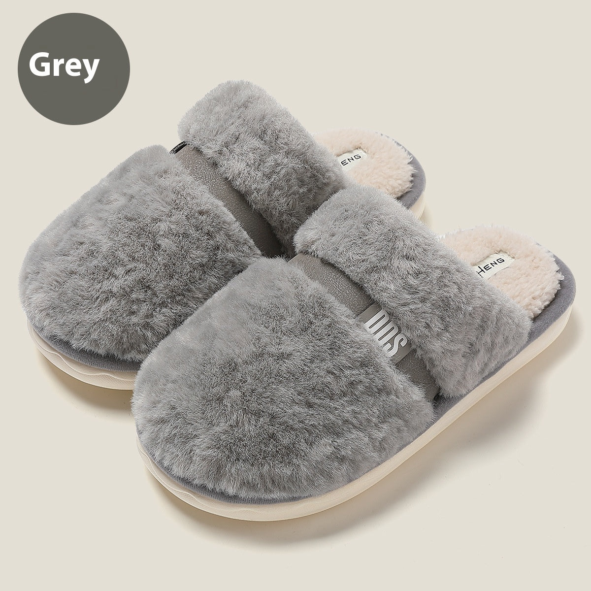 Bow Cotton Slippers Interior Home Warm